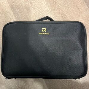 Relavei medium sized make up travel bag.